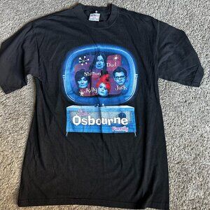 Vintage The Osbourne Family Show Promo T-Shirt, M, Black